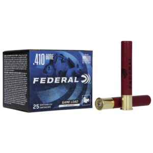 Federal Game-Shok Upland Game - Hi Brass Load - .410ga 3" 11-16oz. #5-Shot 25-Box