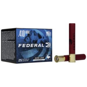 Federal Game-Shok Hi-Brass Load .410 ga 3" 11-16oz 1135 fps #6 25-ct