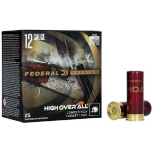 Federal High Over All Shotshells 12ga 2-3-4" 1oz 1290 fps #8 25-ct