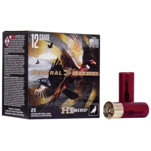 Federal Hi-Bird Shotshells 12ga  2-3-4" 1-1-4oz 1330 fps #6 25-ct