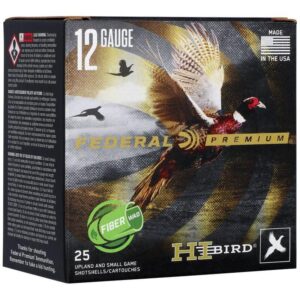 Federal Hi-Bird Fiber Wad Shotshells 12ga 2-3-4" 1-1-4oz 1330fps #6 25-ct