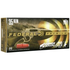 Federal HammerDown Rifle Ammunition .35 Rem 220 gr SPFN 1990 fps 20-ct