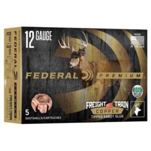 Federal Premium Freight Train Copper 12ga 2-3-4" 300gr Slug 1900 fps 5-ct
