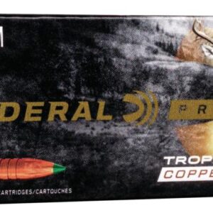 Federal Premium Vital-Shok Trophy Copper Rifle Ammunition .223 Rem 55 gr Poly Tip 3240 fps 20-ct