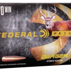 Federal Classic Hunter Berger Hybrid Rifle Ammunition .270 Win 140 gr BTHP 2950 fps 20-ct