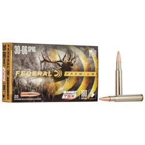 Federal Barnes TSX Rifle Ammunition 30-06 Sprg 180gr HP 2700 fps 20-ct