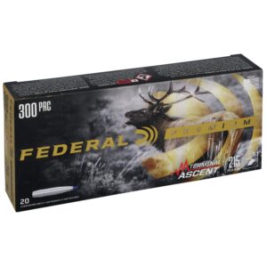 Federal Terminal Ascent Rifle Ammunition .300 PRC 215 gr 2850 fps 20-ct