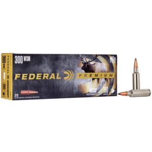 Federal Premium Vital-Shok Rifle Ammunition .300 WSM 180 gr PT 2980 fps - 20-box