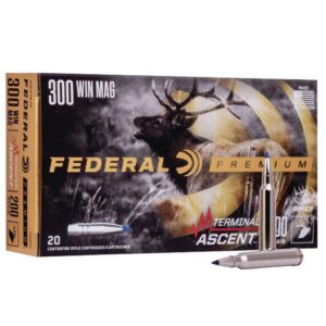 Federal Terminal Ascent Rifle Ammuntion .300 Win Mag 200 gr 2810 fps 20-ct