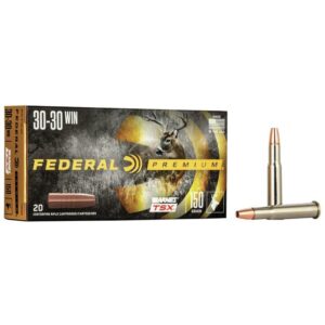 Federal Barnes TSX Rifle Ammunition .30-30 Win 150gr Solid 2220 fps 20-ct