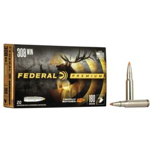 Federal Premium Vital-Shok Rifle Ammunition .308 Win 180 gr TBT 2620 fps - 20-box