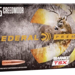 Federal Classic Hunter Barnes TSX Rifle Ammunition 6.5 Creedmoor 130 gr TSX 2825 fps 20-ct