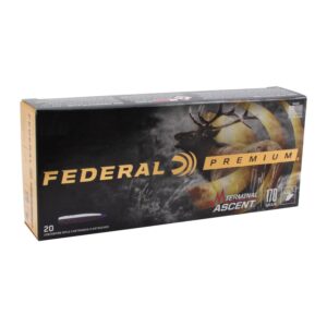 Federal Terminal Ascent Rifle Ammunition 7mm Backcountry 170gr PT 2950 fps 20-ct