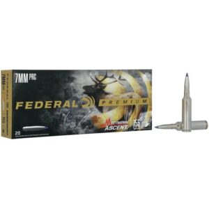 Federal Terminal Ascent Rifle Ammunition 7mm PRC 155 gr 3100 fps 20-ct
