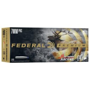 Federal Terminal Ascent Rifle Ammunition 7mm PRC 170gr 2950 fps 20-ct