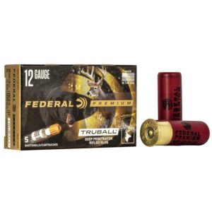 Federal Premium Vital-Shok TruBall Deep Penetrator Rifled Slug 12 ga 2 3-4" 1 oz - 5-box