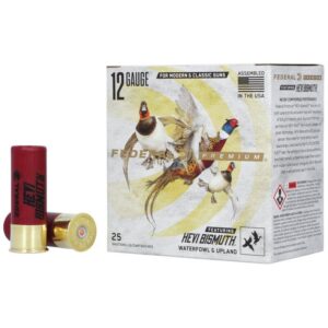 Federal Hevi-Bismuth Shotshells 12ga 2-3-4" 1-1-4oz 1350 fps #3 25-ct