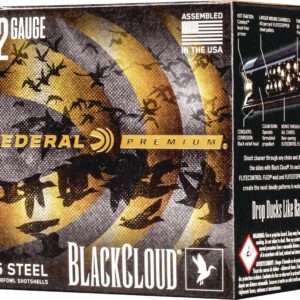 Federal Black Cloud FS Steel Shotshells 12ga 3" 1-1-4oz 1450 fps #1 25-ct