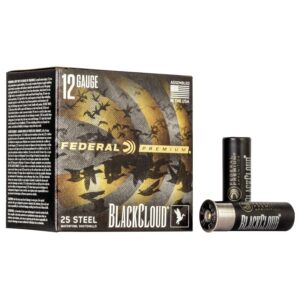 Federal Black Cloud FS Steel Shotshells 12ga.  3" 1-1-4oz  #3 1450 fps 25-ct