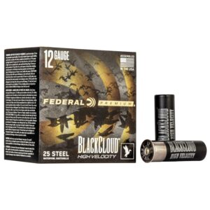 Federal Black Cloud FS Steel High Velocity Shotshells 12ga. 3" 1-1-8oz #2 1635 fps 25-ct