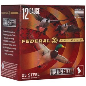 Federal Ultra Steel Shotshells 12ga 3-1-2" 1-1-2oz 1500 fps BB&2 25-ct