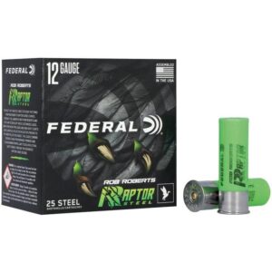 Federal Ron Roberts Raptor Steel Shotshells 12ga 3" 1-3-8oz 1400 fps #3 25-ct
