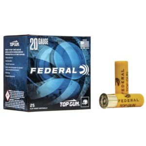 Federal Top Gun 20 ga 2-3-4" 7-8 oz #9 25-Box