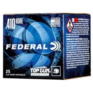 Federal Top Gun Sporting Shotshells .410 2-1-2" 1-2 oz 1330 fps #8 25-ct