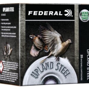 Federal Upland Steel Shotshells 20ga 2-3-4" 7-8 oz 1500 fps #7.5 25-ct