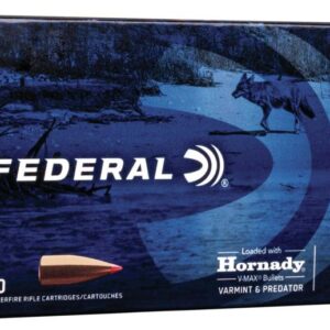 Federal Varmint & Predator Rifle Ammunition 6.5 Creedmoor 95 gr V-MAX 3300 fps 20-ct
