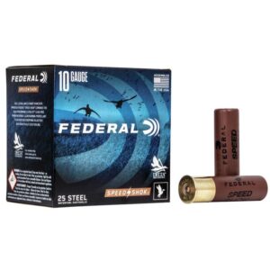 Federal Speed-Shok Shotshells10ga 3-1-2" 1-1-2oz T Shot 1450 fps 25-ct