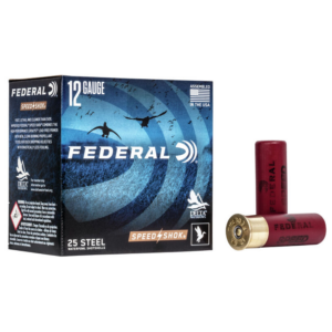FEDERAL SPEED-SHOK HIGH VELOCITY STEEL 12GA 3" 1-1-4OZ BB AMMO 25RD
