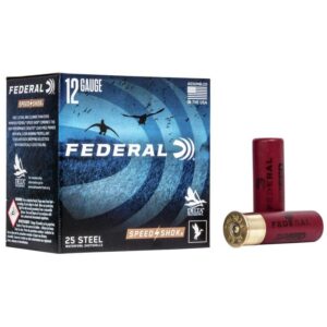 Federal Speed-Shok Shotshells 12ga 3" 1-1-8 oz 1550 fps #4 25-ct