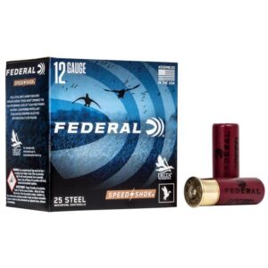 Federal Speed-Shok High Velocity Steel Shotshells 12ga 3" 1-1-8oz 1550 fps #BB Shot 25ct