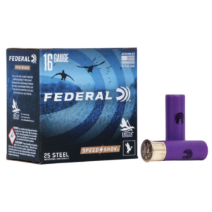 FEDERAL SPEED-SHOK HIGH VELOCITY STEEL 16GA 2-3-4" 15-16OZ 2 AMMO 25RD