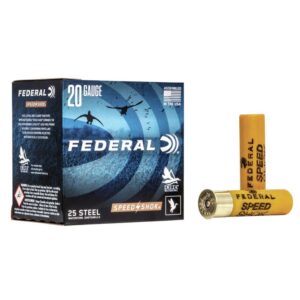 FEDERAL SPEED-SHOK HIGH VELOCITY STEEL 20GA 3" 7-8OZ 2 AMMO 25RD