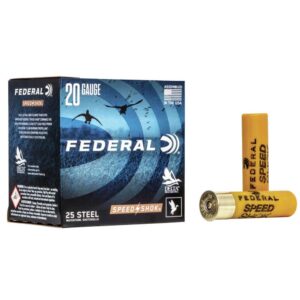 FEDERAL SPEED-SHOK HIGH VELOCITY STEEL 20GA 3" 7-8OZ 4 AMMO 25RD