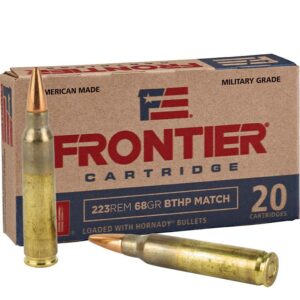 Hornady Frontier Rifle Ammunition .223 Rem 68 gr BTHP-MATCH 20-ct