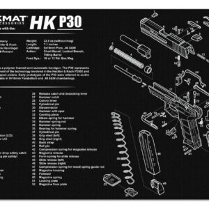 TekMat 11x17 Gun Cleaning Mat - Heckler & Koch P30