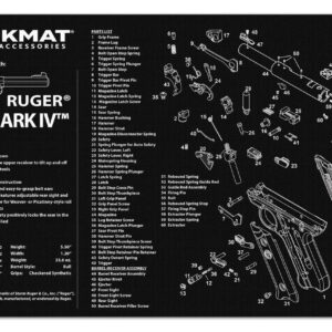 TekMat 11x17 Gun Cleaning Mat- Ruger Mark IV TekMat