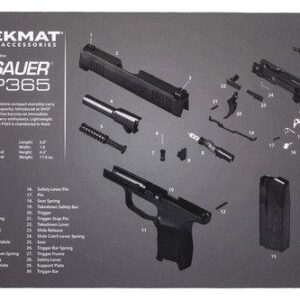 TekMat 11x17 Gun Cleaning Mat- Sig Sauer P365