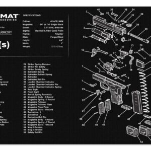TekMat 11x17 Gun Cleaning Mat- Springfield Armory XD-S