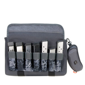 G-Outdoors Double Pistol Range Bag with Mag Storage and Glasses Case Grey