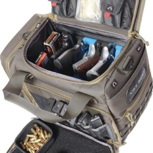 M-L Range Bag w-Foam Cradle for 4 handguns 2 ammo Dump Cups