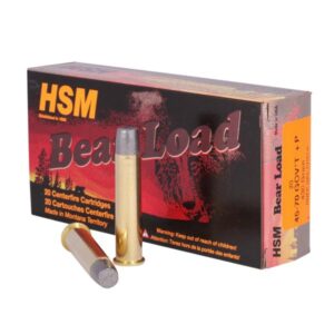 HSM Bear Load Hard Cast Handgun Ammunition 45-70 Govt 430gr RNFP Gas Check 1801 fps 20-ct
