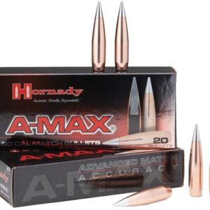 Hornady A-MAX Rifle Bullets .50 cal .510" 750 gr A-MAX 20-ct