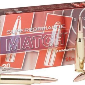 Hornady Superformance Match Rifle Ammunition .223 Rem 75 gr BTHP 2930 fps - 20-box