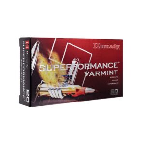 Hornady Superformance Varmint V-Max Rifle Ammunition .243 WSSM 75gr PT 3800 fps 20-ct