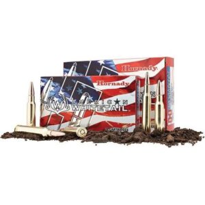 Hornady American Whitetail Rifle Ammunition 7mm 08 Rem 139 gr SP 2608 fps 20-ct