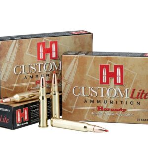 Hornady Custom Lite Rifle Ammunition .30-06 Springfield 125 gr SST Custom Lite 20-Box